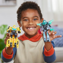 Transformers EarthSpark Cyber-Combiner Bumblebee & Mo Malto Toys Ages 6+