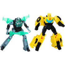 Transformers EarthSpark Cyber-Combiner Bumblebee & Mo Malto Toys Ages 6+