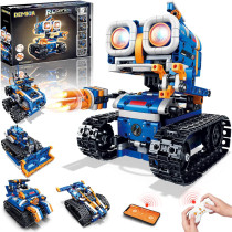 5in1 STEM Robot Kit, 560PCS Remote Control Coding Toy for Kids 8-14+