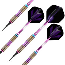 Soft Tip Darts Set 18/20g - Brass Barrel, Aluminum Shafts & Extras
