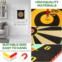 Magnetic Dart Board for Kids - Fun Double-Sided Toy Gift for Ages 8-14