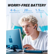 2.4G Wireless Gaming Earbuds with ENC Mic & 20ms Low-Latency for PS5/4