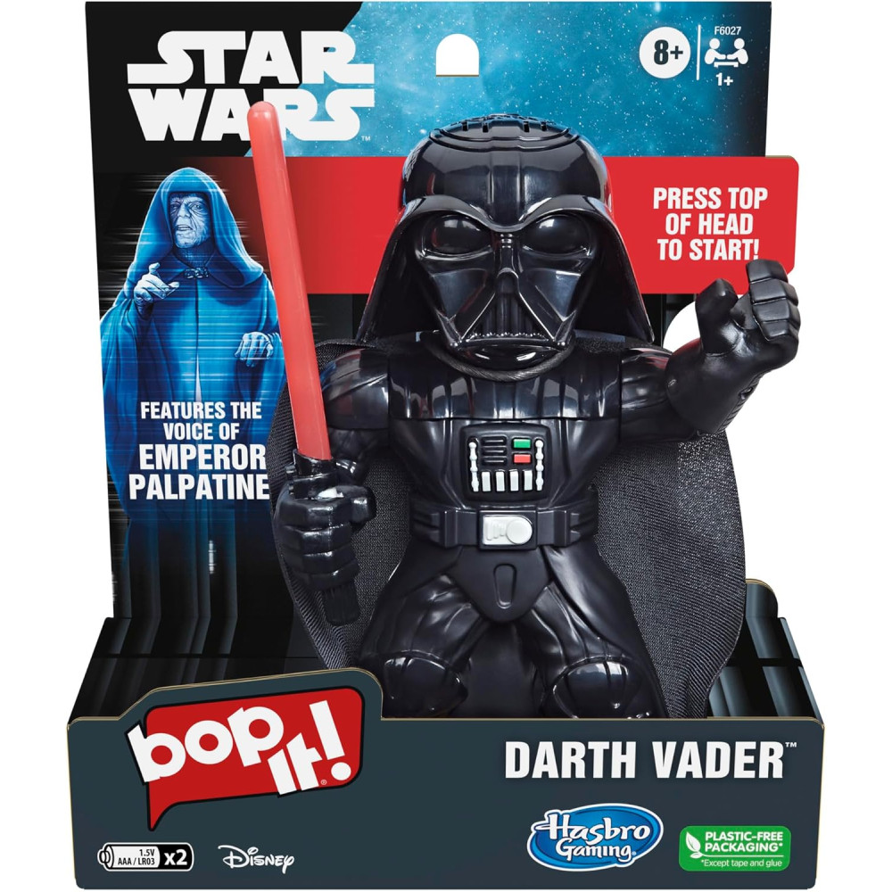 Bop It! Star Wars Darth Vader Edition Game with Emperor Palpatine Voice