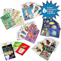 Regal Games Card Sets for Kids – Classic Fun Family Games (6 Pack)