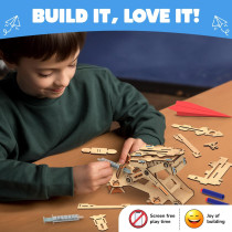 Smartivity 2in1 Hydraulic Airplanes & Darts STEM Toy for Kids 6-14
