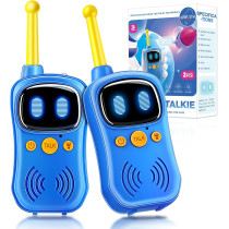 Astronaut Walkie Talkies 3000FT Range 2-Pack Space Toys for Kids Gift