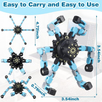 Zhanmai 32-Pack Transformable Fidget Spinners – Stress Relief Toys