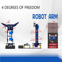 Smart Robot Arm Kit for Arduino – Learn Coding & Electronics Easily