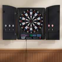 Fat Cat Electronx Dartboard – 35+ Games, Auto Scoring, 12 Darts Storage