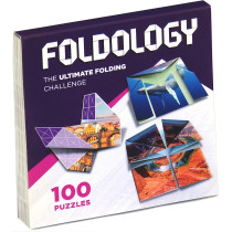 FOLDOLOGY: Origami Puzzle Game with 100 Brain Teasers for Ages 10+