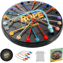 Rope Untangling Puzzle Game - Educational Strategy Board Game for All Ages