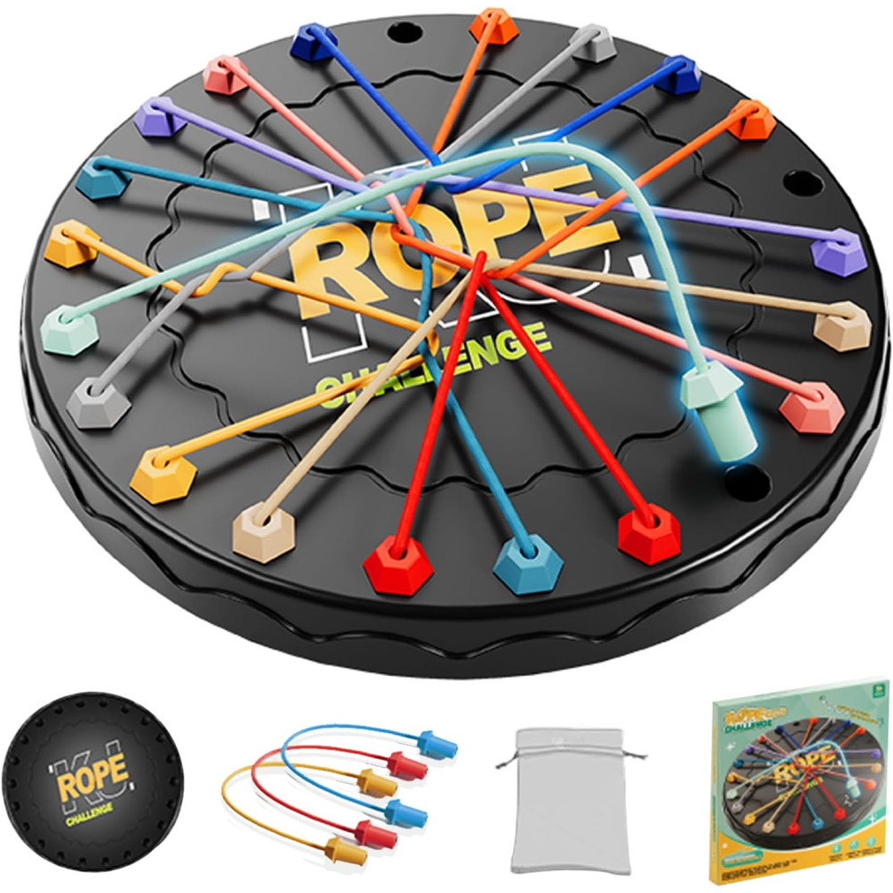 Jeu de Casse-Tête Corde - Stratégie Éducative Familiale Jeu de Casse-Tête Corde - Stratégie Éducative Familiale