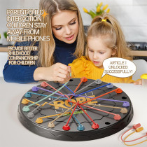 Rope Untangling Puzzle Game - Educational Strategy Board Game for All Ages