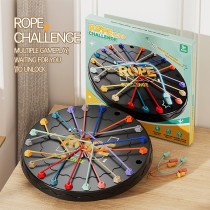 Rope Untangling Puzzle Game - Educational Strategy Board Game for All Ages