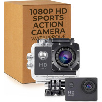 MCG Tactical 1080p HD Sports Action Camera – Waterproof, WiFi, 170° Lens