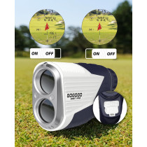 Gogogo Sport Vpro ZeroIn Rechargeable Golf Rangefinder with Slope & Flag-Lock