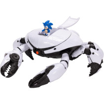 Sonic 3 Movie Crab Mech Pinching Claws Playset with 2.5 Sonic Toy