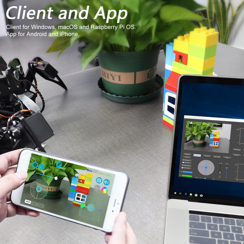 Freenove Big Hexapod Robot Kit for Raspberry Pi – Face Recognition & More