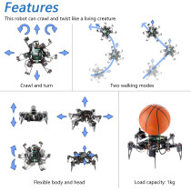 Kit Robot Hexapode Freenove pour Raspberry Pi - Reconnaissance Faciale
