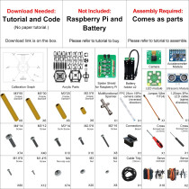 Kit Robot Hexapode Freenove pour Raspberry Pi - Reconnaissance Faciale