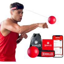Boxbollen® Boxing Reflex Ball – App-Connected Punch Trainer & Fun Fitness
