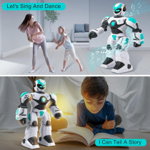 RC Robot Toy for Kids – Programmable, Gesture Sensing & Rechargeable