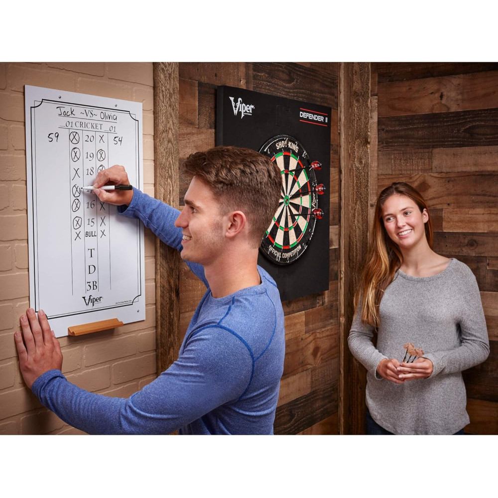 Viper Dry Erase Scoreboard for Cricket & 01 Dart Games – White Viper Dry Erase Scoreboard for Cricket & 01 Dart Games – White
