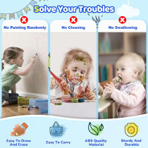 Kikidex Magnetic Drawing Board for Toddlers 1-3 Years – Educational Toy