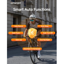 iGPSPORT BSC100S Wireless GPS Bike Computer - 2.6'' LCD, 40H, Waterproof