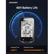 iGPSPORT BSC100S : Compteur vélo GPS sans fil 2,6'' étanche