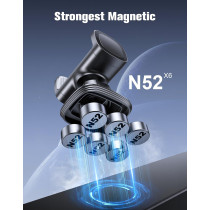Magnetic Phone Holder for Gym & Golf Cart – 360° Rotatable Mount