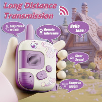 Unicorn Walkie Talkies for Kids 3-9 - 2 Pack, 1000ft Range Toy Gift