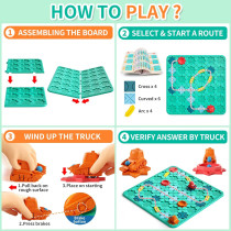 Jeu de construction logique STEM Montessori 4-8 ans éducatif