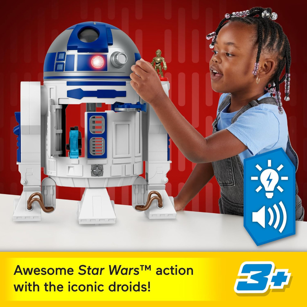 Fisher-Price Imaginext R2-D2 Star Wars 17.5 avec Sons & Lumières