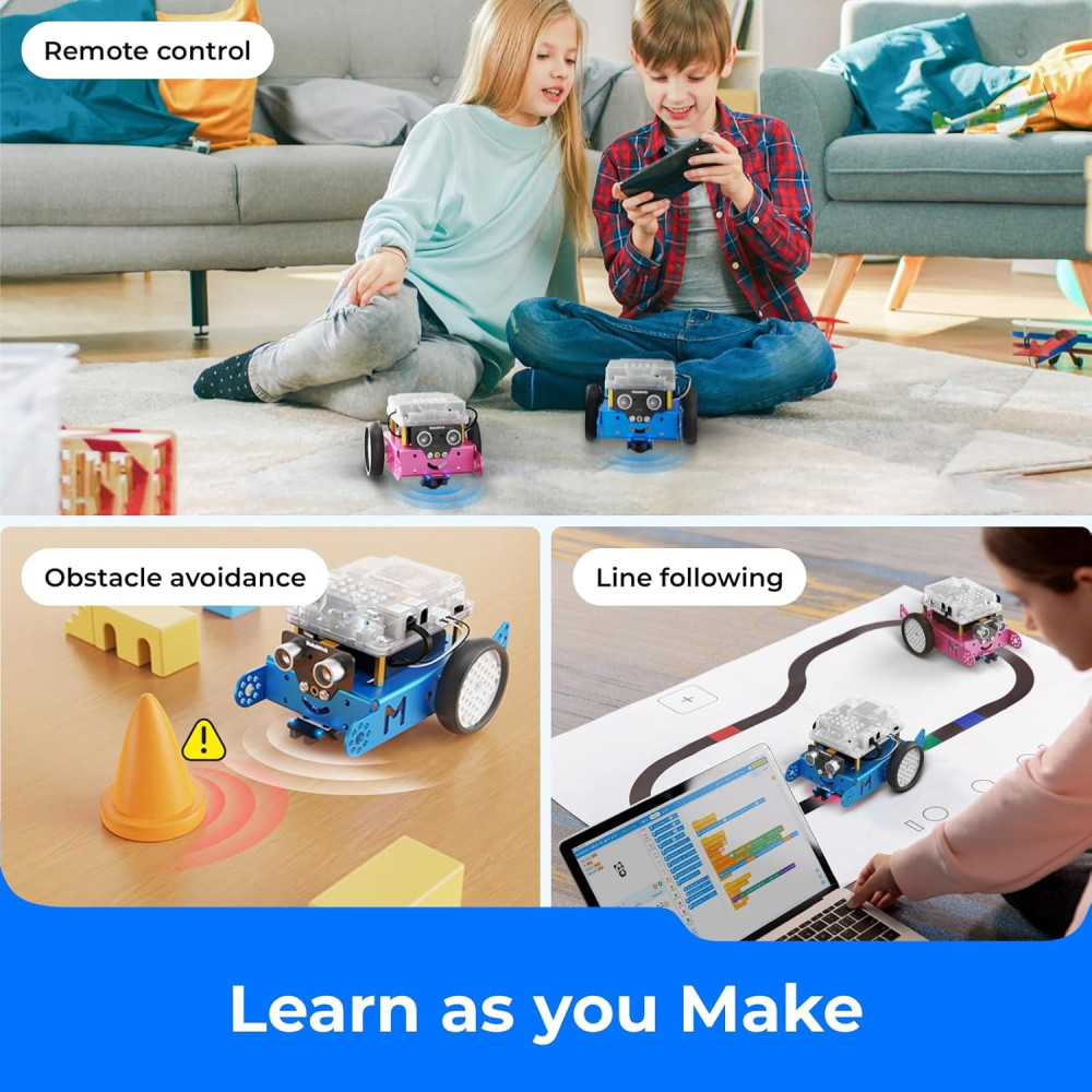 Makeblock mBot Robot Kit | STEM Coding & Arduino Robot for Kids 8-12