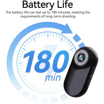 Mini Body Camera 1080P with 32GB Card – Helmet & Body Cam with Audio