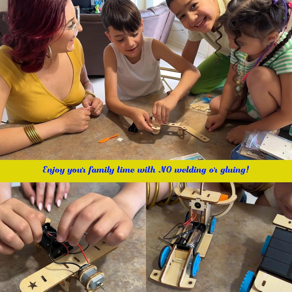 STEM Kits & Science Projects for Kids Ages 8-14 | Solar Car & More Gifts