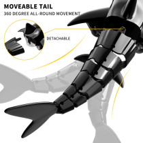 Bennol 2.4Ghz RC Shark Toy for Kids 4-9 with Light & Water Spray
