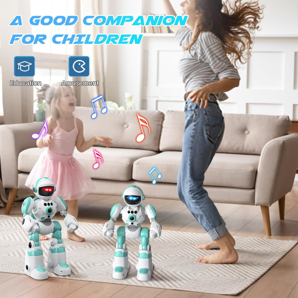 Kids Robot Toys - Remote Control, Programmable, Dance & Voice Gift