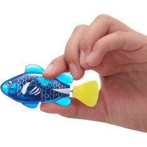 Robo Alive Robotic Fish Duo – Color-Changing, Water-Activated (Blue & Red)