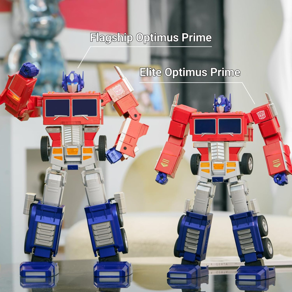 Robosen Optimus Prime Elite - 16 Programmable Transformer Toy for Fans