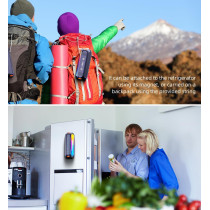 Magnetic Bluetooth Speaker with Solar Charging, 30H Playtime & Waterproof