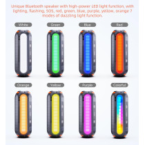 Enceinte Bluetooth Magnétique Solaire 30H Étanche Portable
