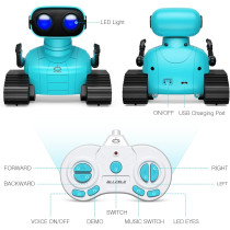 ALLCELE Rechargeable RC Robot Toy for Kids 3+, Remote Control, LED Eyes