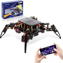 Programmable Bionic Spider Robot Kit - STEM Toy for Kids 8-12 & Teens