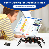 Robot Araignée Bionique Programmable - Jeu STEM 8-12 ans