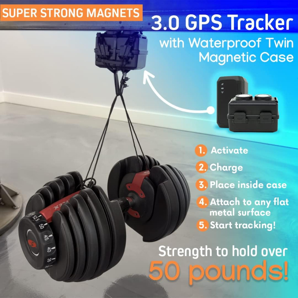 Optimus 3.0 GPS Tracker – 1 Month+ Battery, Waterproof, Magnetic Case