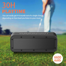 40W Bluetooth Golf Cart Speaker with Deep Bass & IPX7 Waterproof