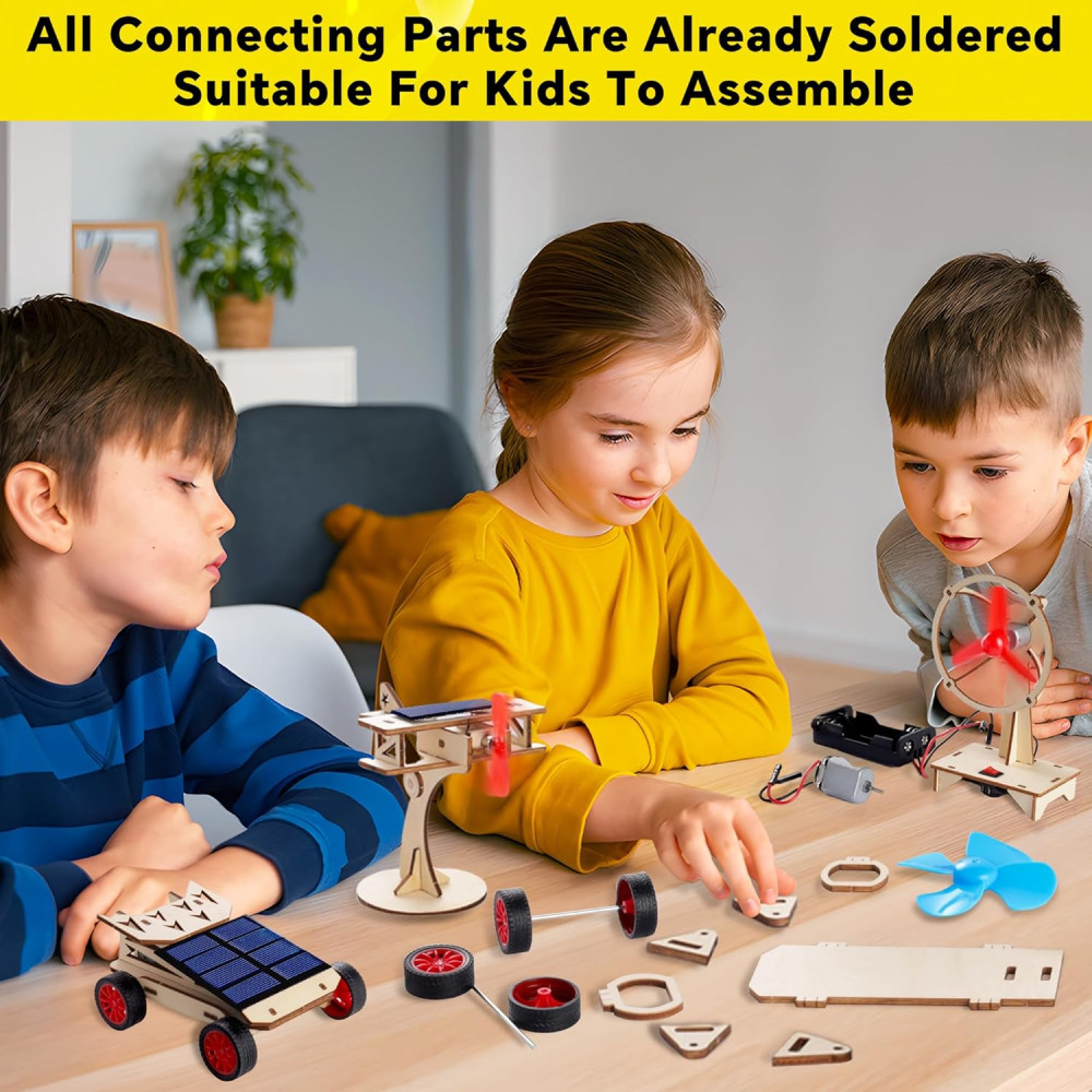 STEM Kits & Science Toys for Kids Ages 8-14 | Solar Power & Car Builds