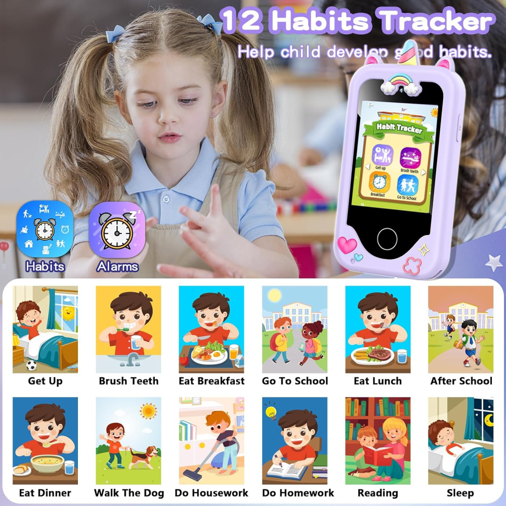 Kids Smart Phone for Girls 3-10 | Learning Toy with Camera & Games